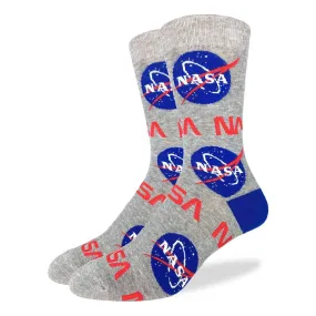 Good Luck Socks Men Crew NASA