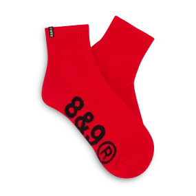 Grand Prix Low Socks Red