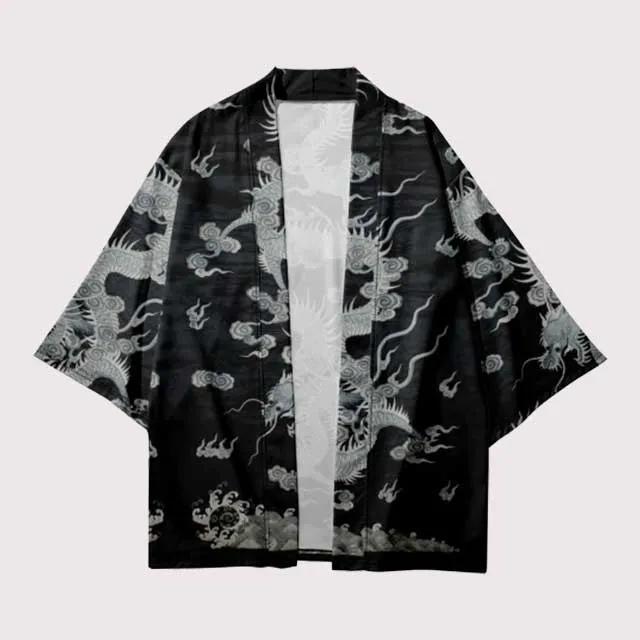 Grey Dragon Haori