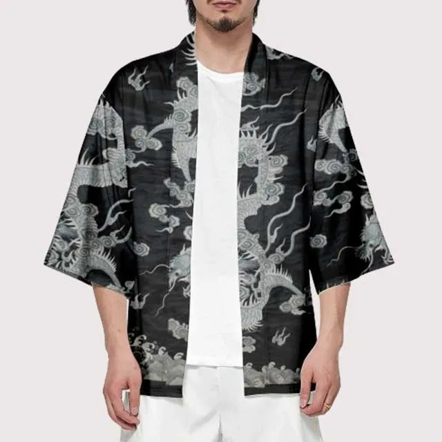 Grey Dragon Haori