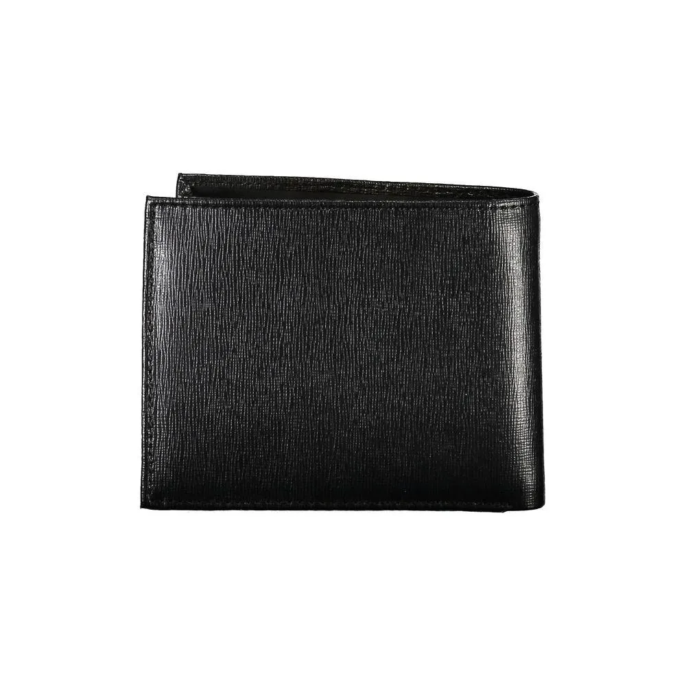 Guess Jeans Elegant Black Leather Wallet with RFID Block