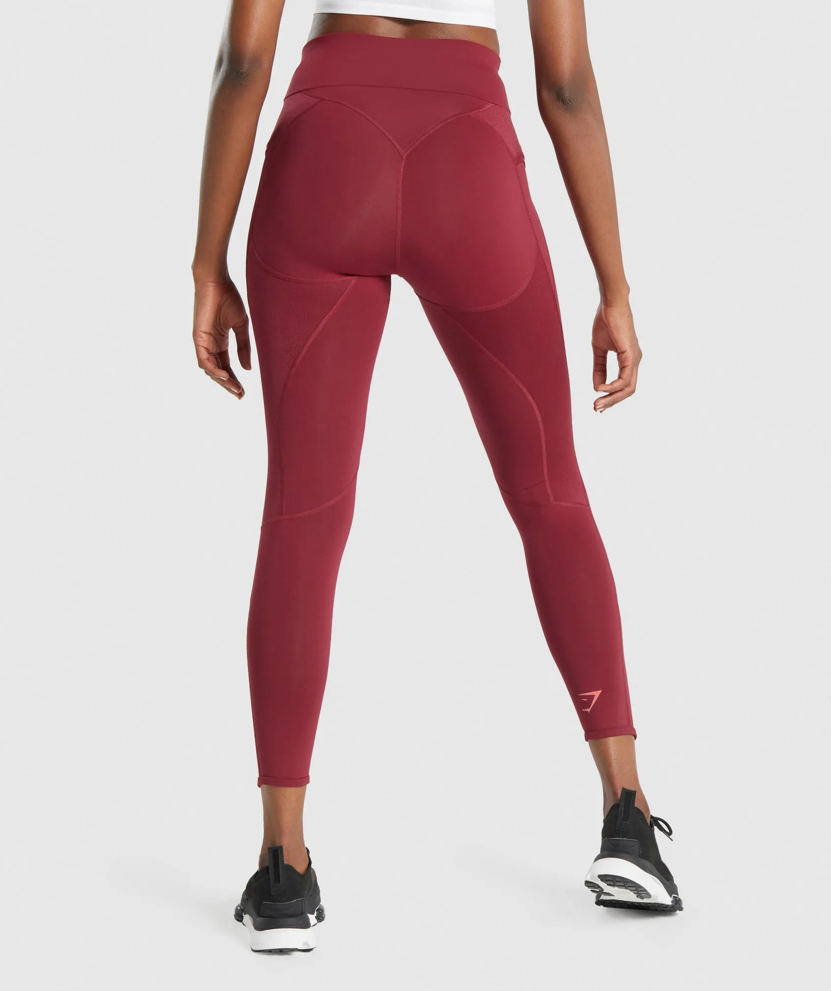 Gymshark Pulse Leggings - Burgundy