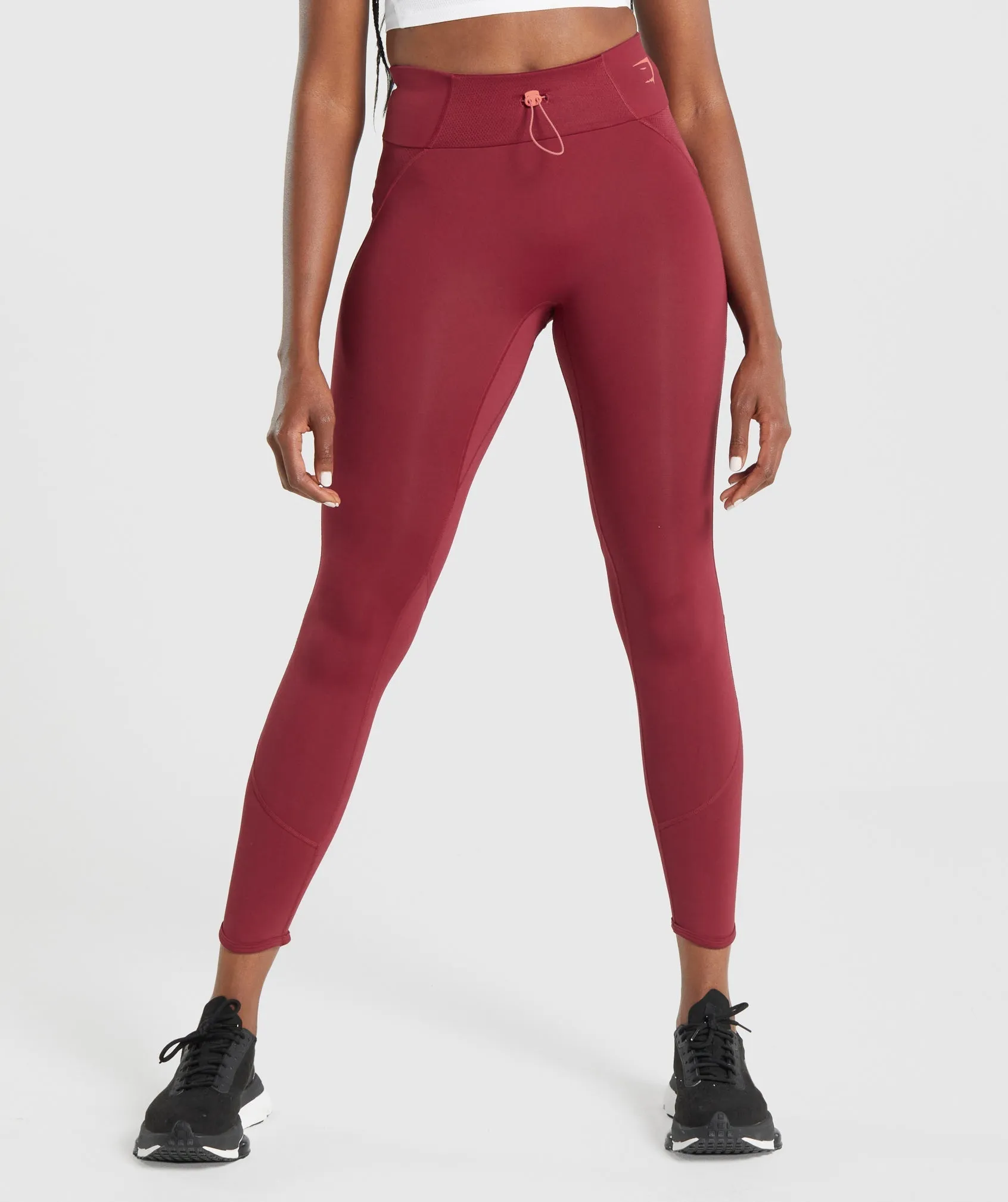 Gymshark Pulse Leggings - Burgundy