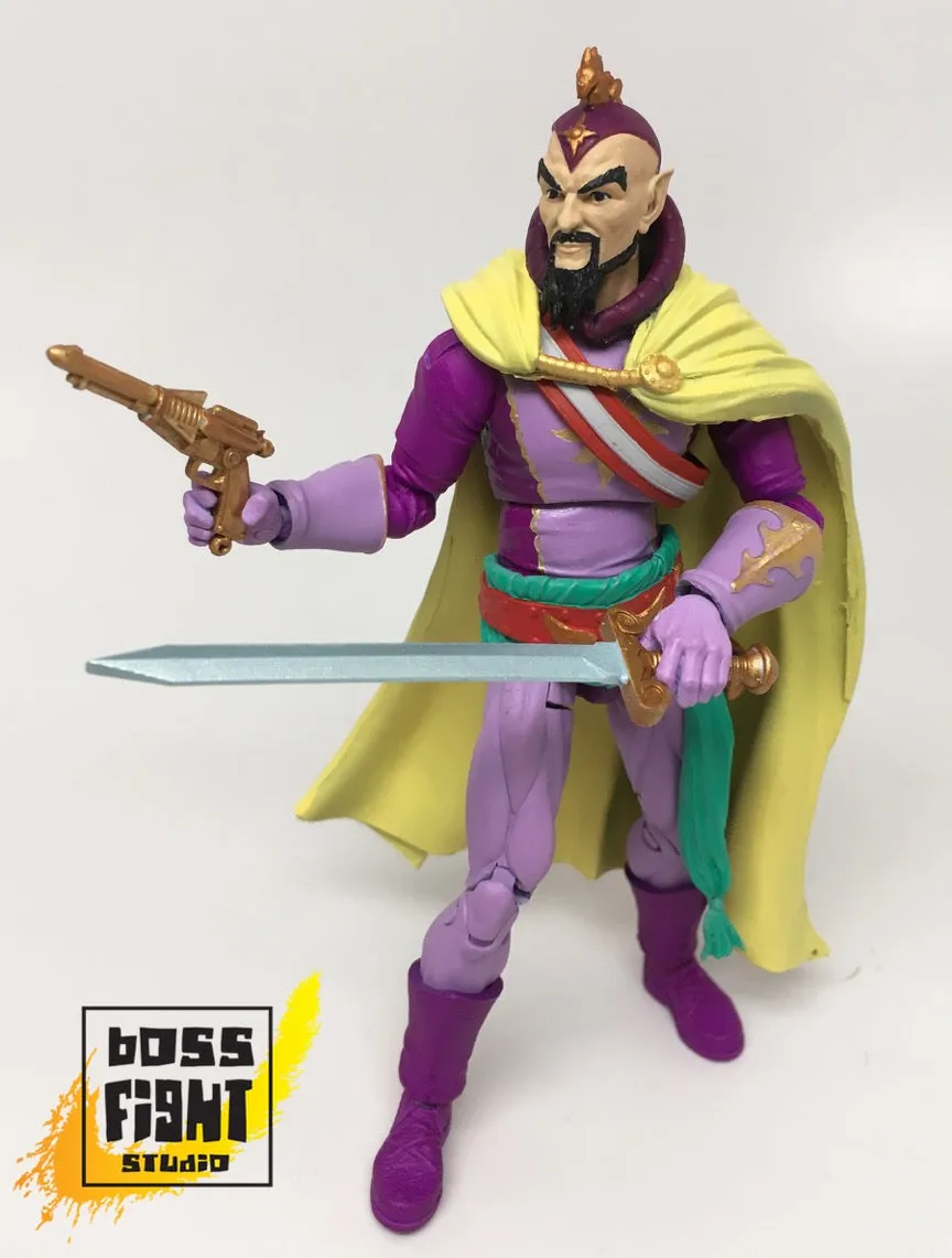 Hero H.A.C.K.S. FLASH GORDON Action Figure: Comic Ming the Merciless - Wv1