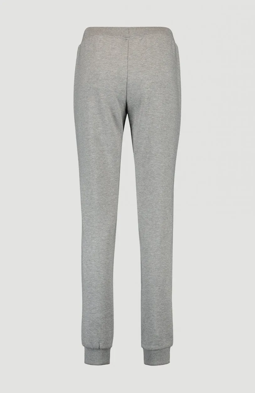 High-Waist Sweatpants | Silver Melee -A