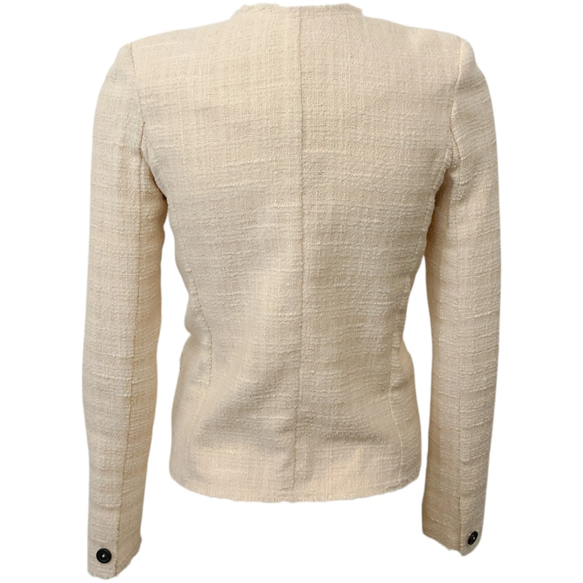 Isabel Marant Etoile Ivory Boucle Double Breasted Jacket