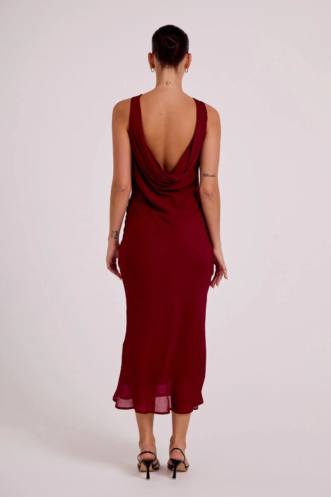 Isabelle Quinn - Reina Midi Dress - Merlot