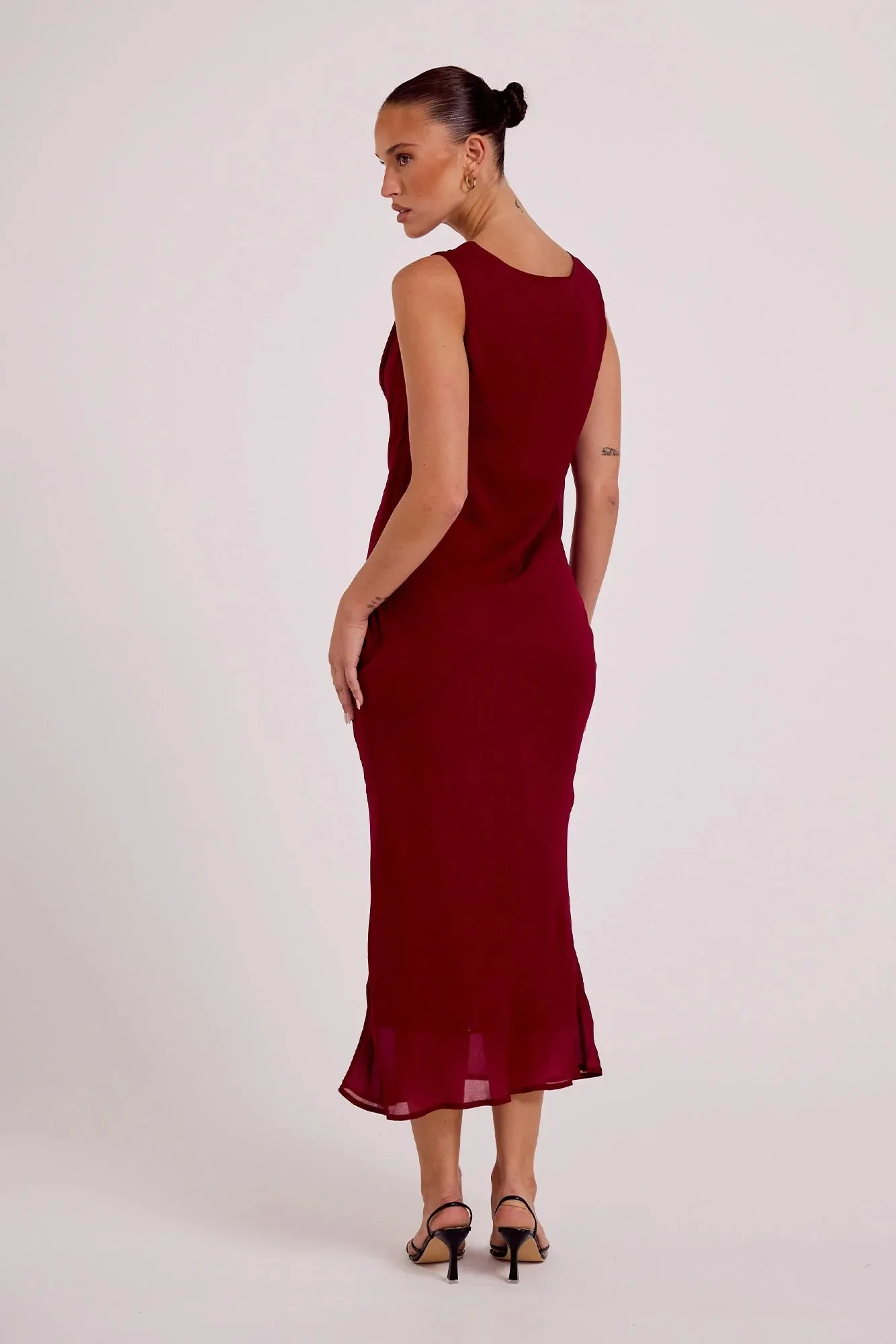 Isabelle Quinn - Reina Midi Dress - Merlot