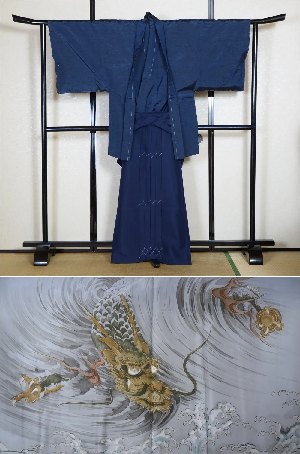 Jacket, kimono, hakama set / JKH #1-184