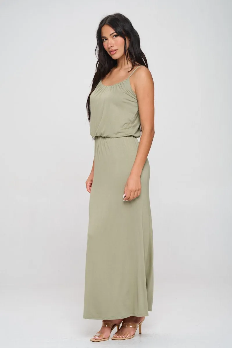 Journey Tank Elastic Waist Maxi