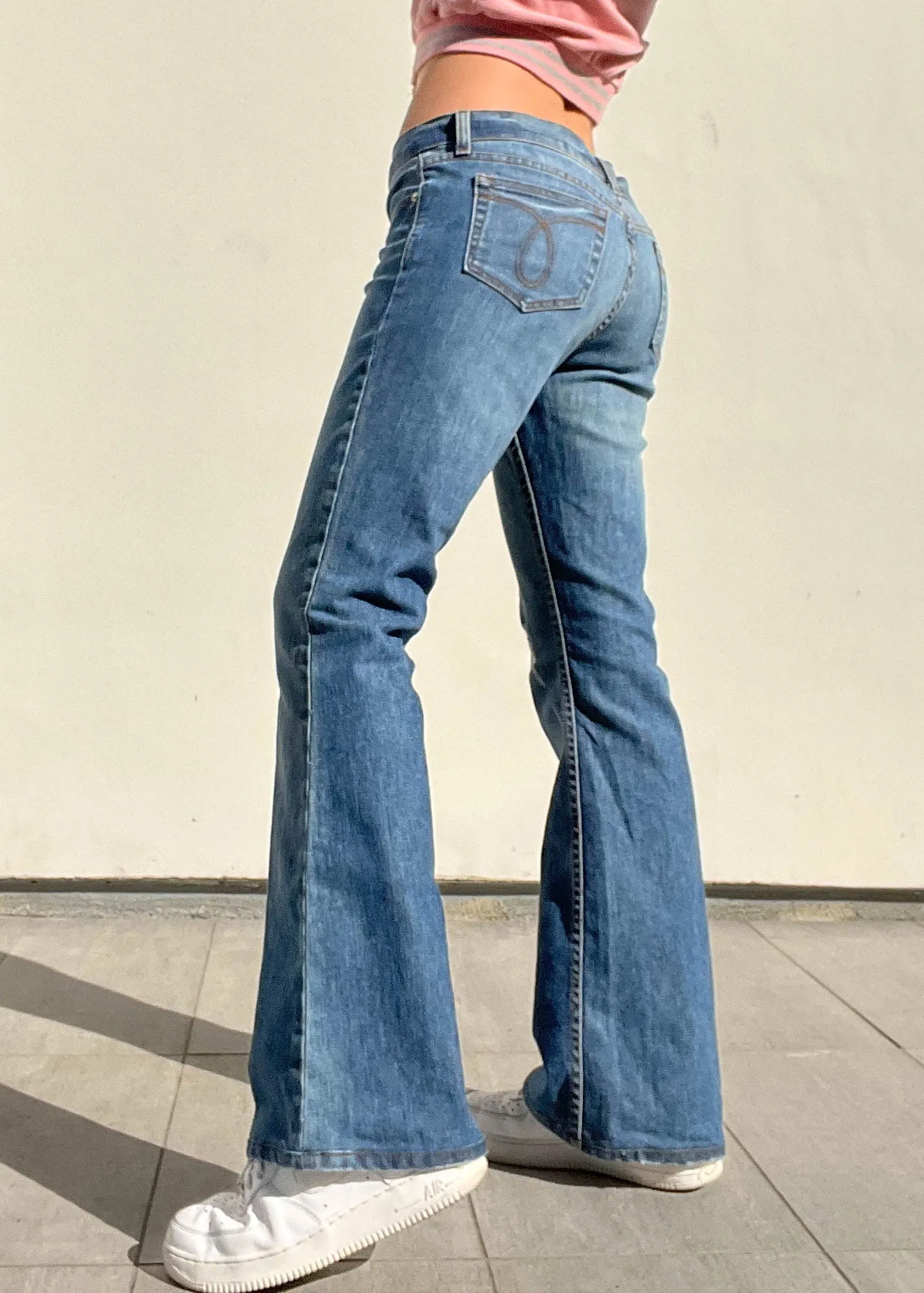 Juicy Low-Rise Flared Jeans