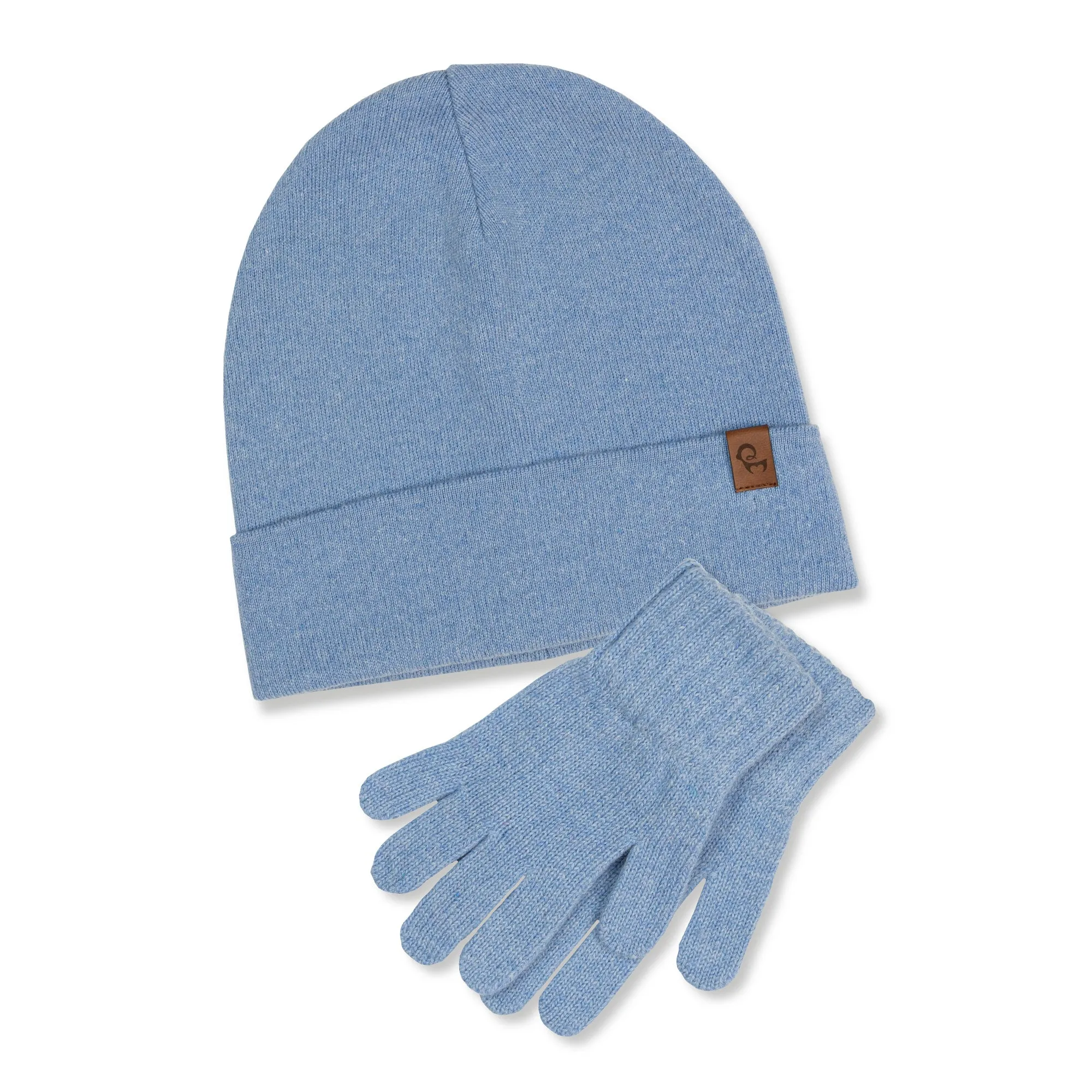 Kids' Knit Beanie & Gloves 2-Piece