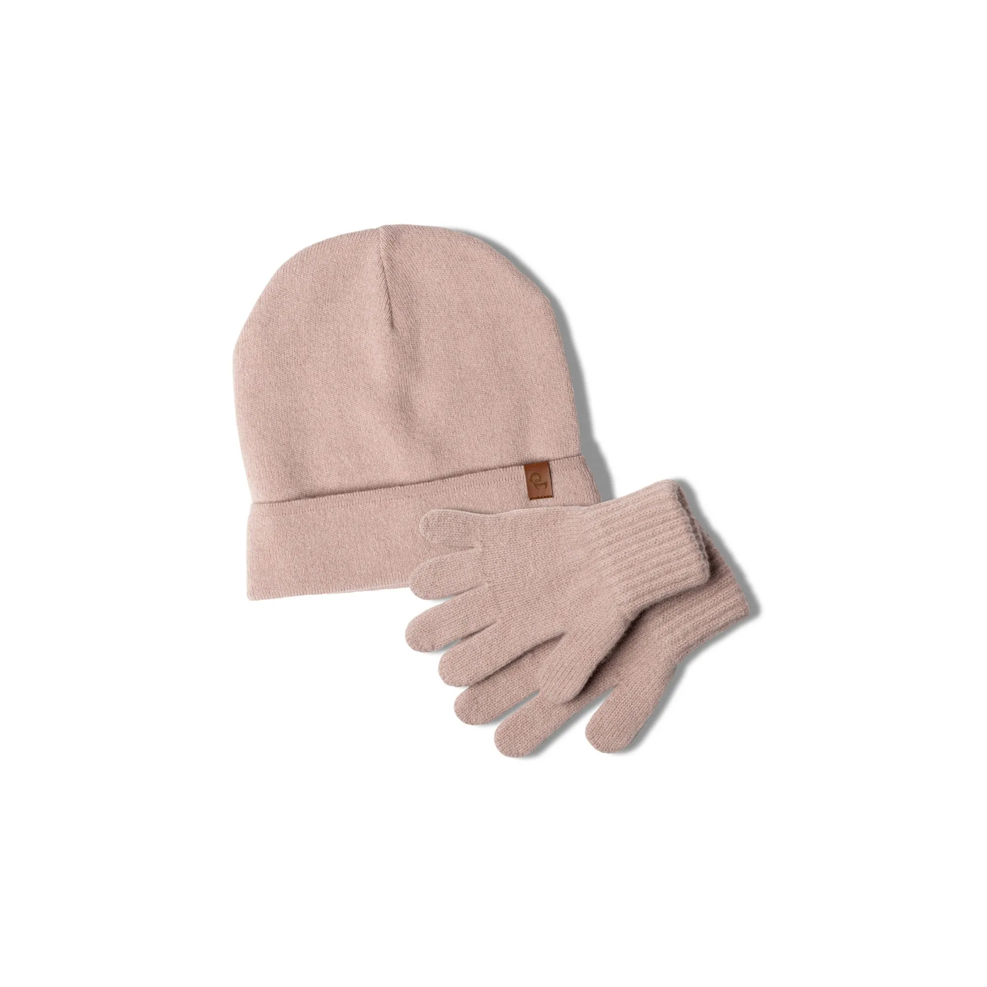 Kids' Knit Beanie & Gloves 2-Piece