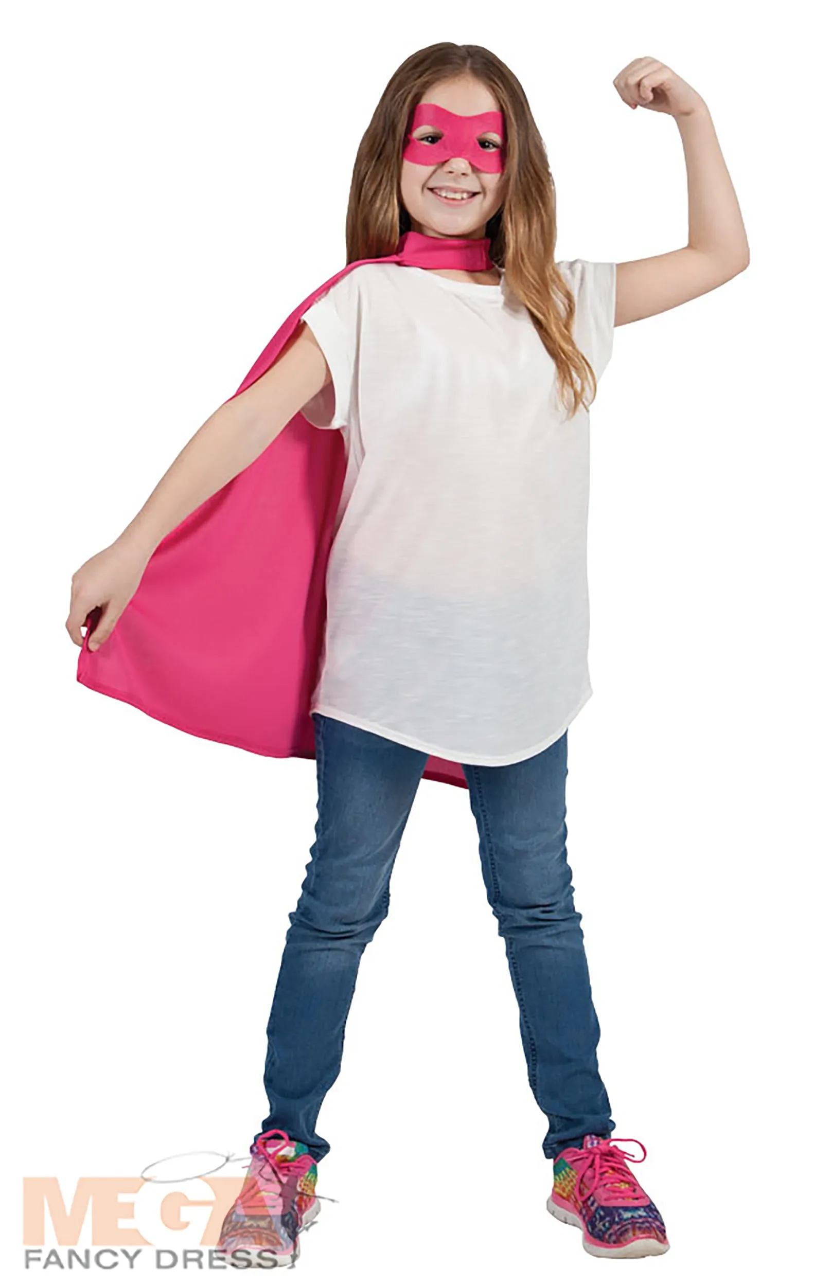 Kids Pink Superhero Cape