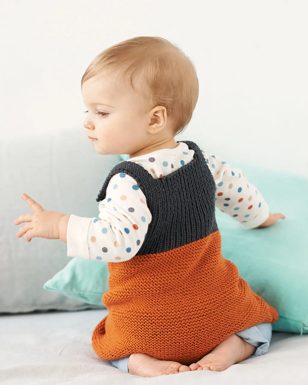 Knitting Pattern Playsuit & Pinafore