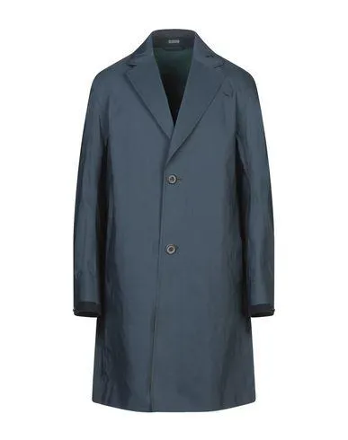 Lanvin Man Overcoat Dark blue 38 suit