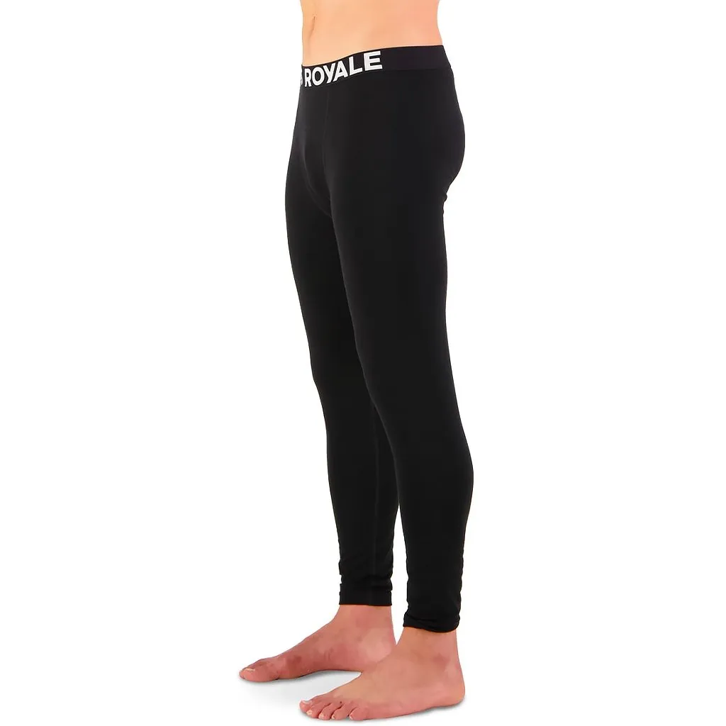 Legging Mons Royale Men's Cascade Merino Flex 200 - Black