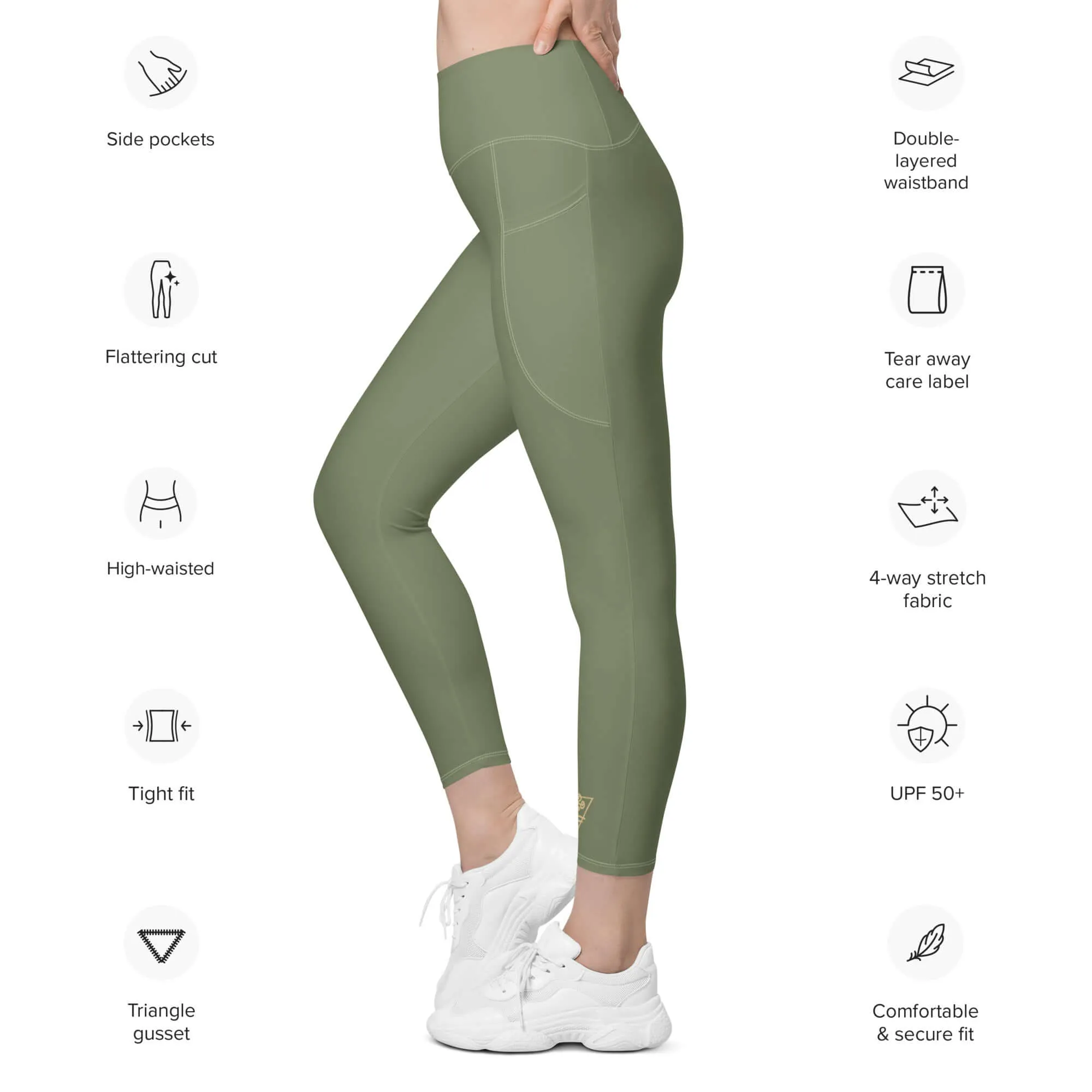 Leggings mit Taschen MAOB - ERDE