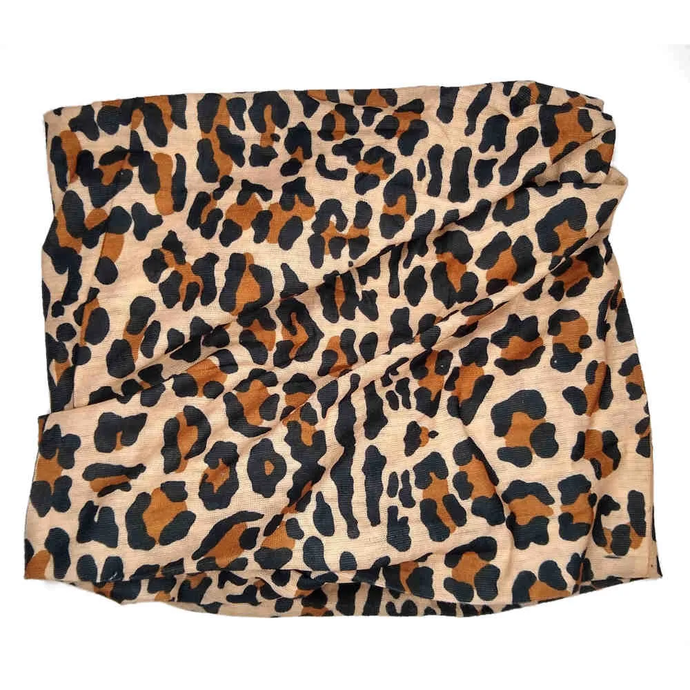 Leopard Print Tube Headbands