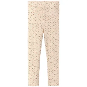 Lil'Atelier Turtledove Farga Slim Wool Leggings