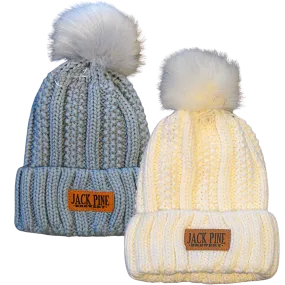 Lined Pom Pom Hat