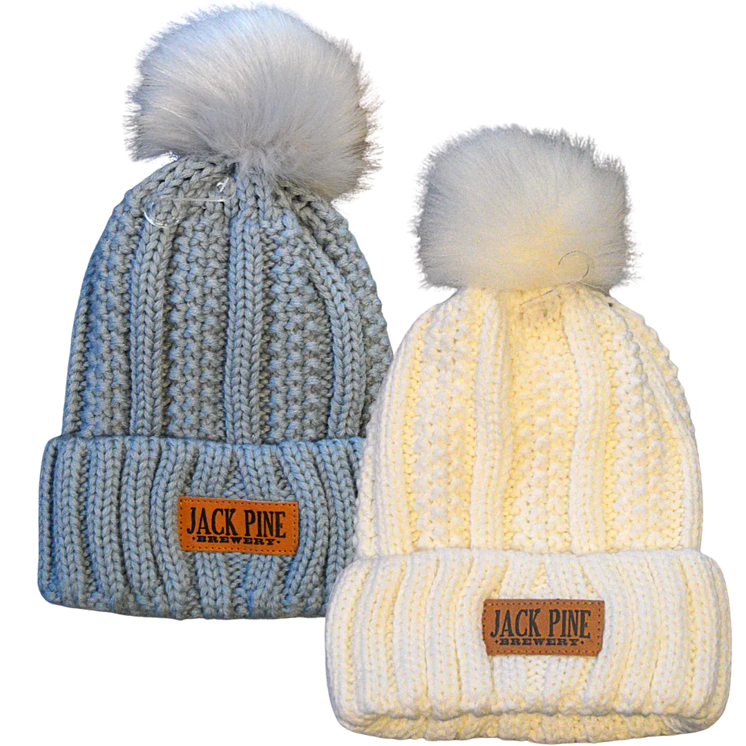 Lined Pom Pom Hat