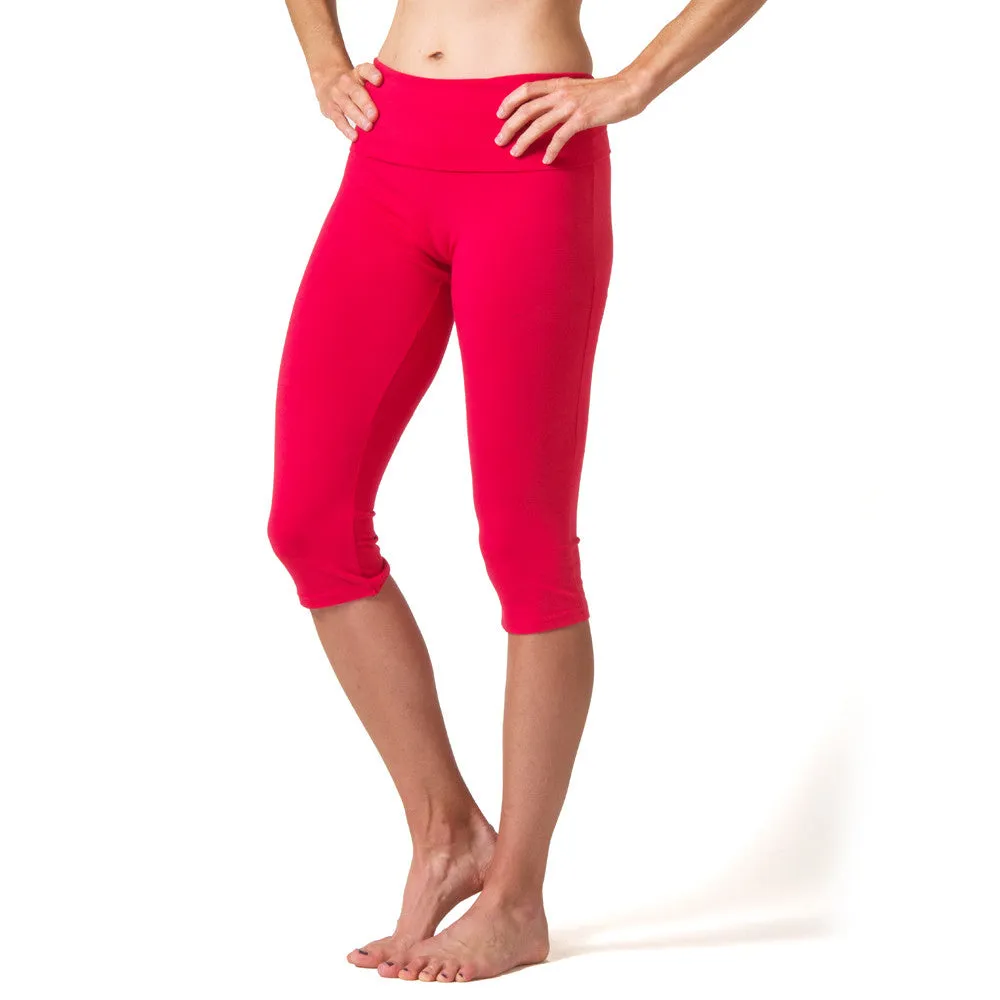 Love Capri Leggings - Red