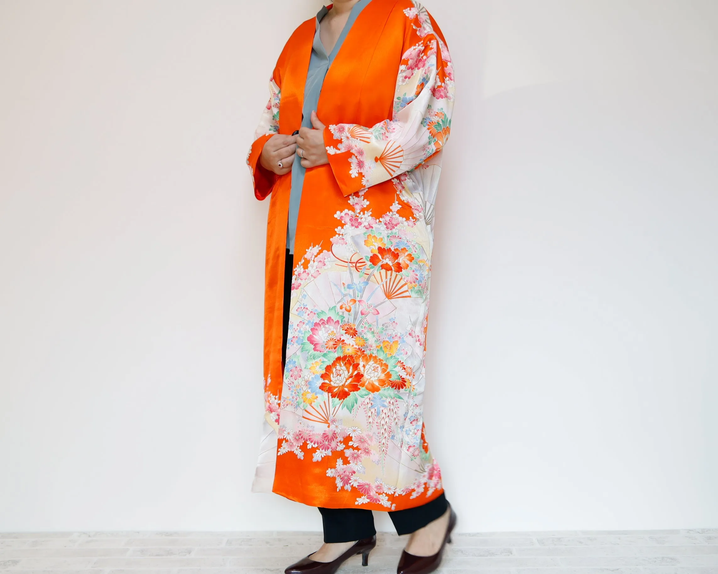 <J06-026> KIMONO Long Jacket