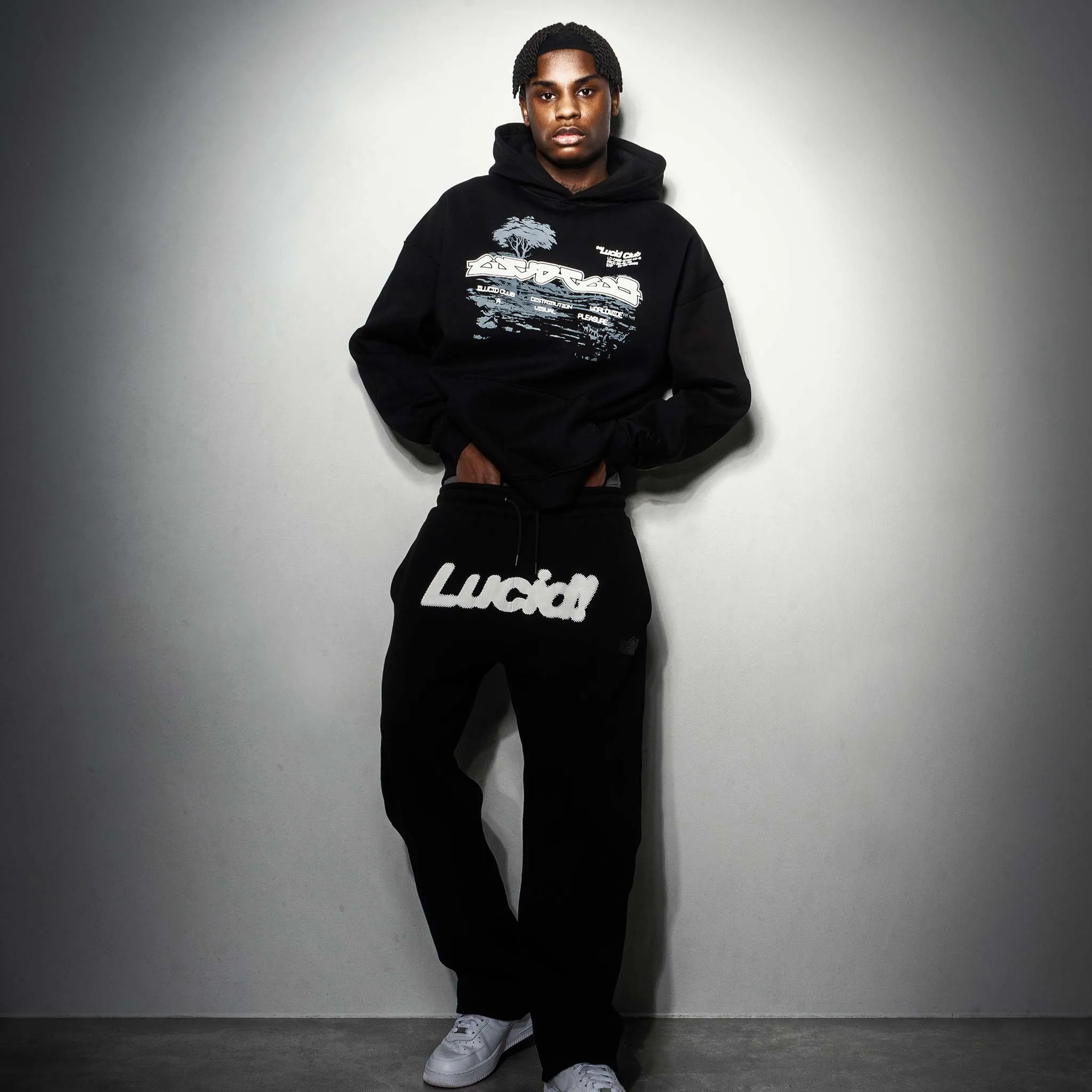 Lucid! Sweatpants Black/White