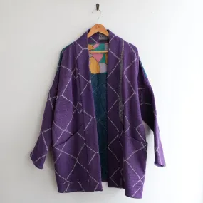 M Purple with Teal Anoushka Jacket LL126