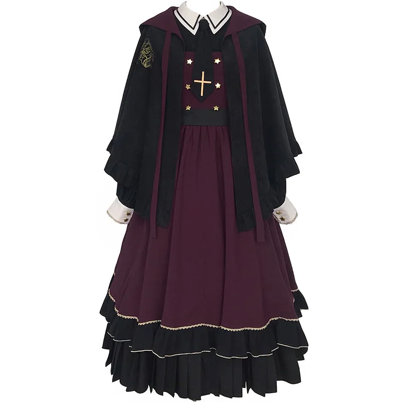 Magician-in-Training Lolita Dress with Cape