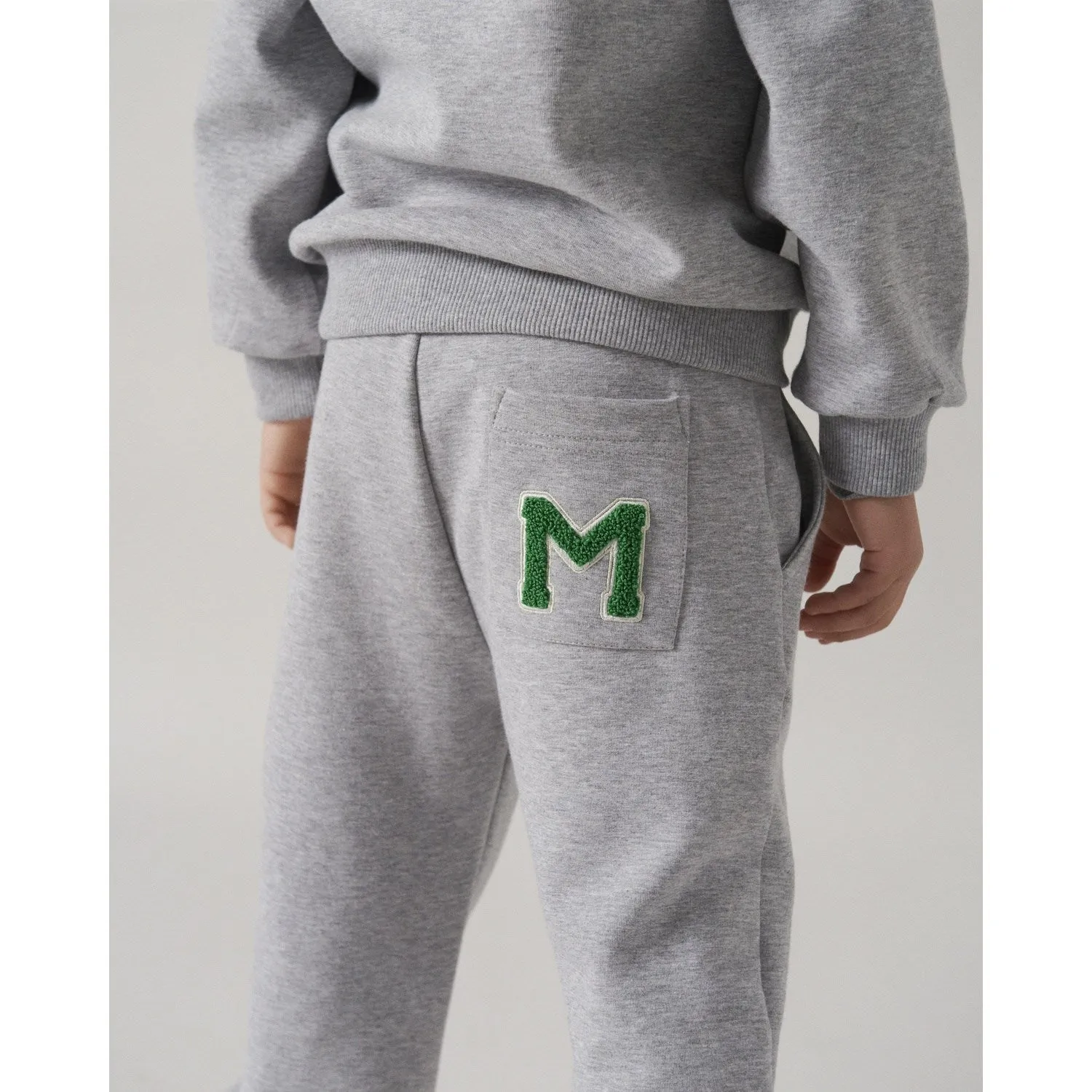 MarMar Double Jersey Green Logo Pelon Sweatpants