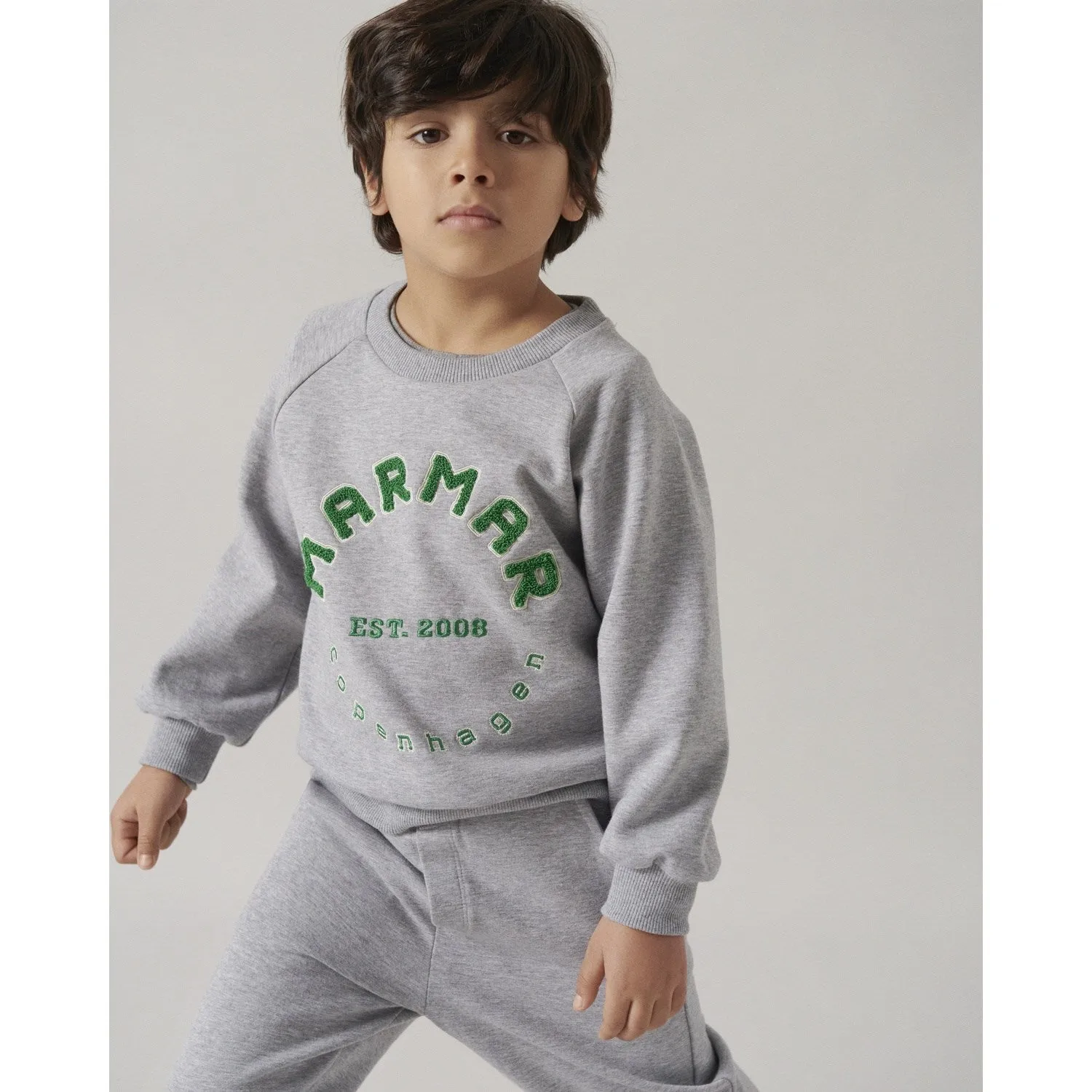 MarMar Double Jersey Green Logo Pelon Sweatpants