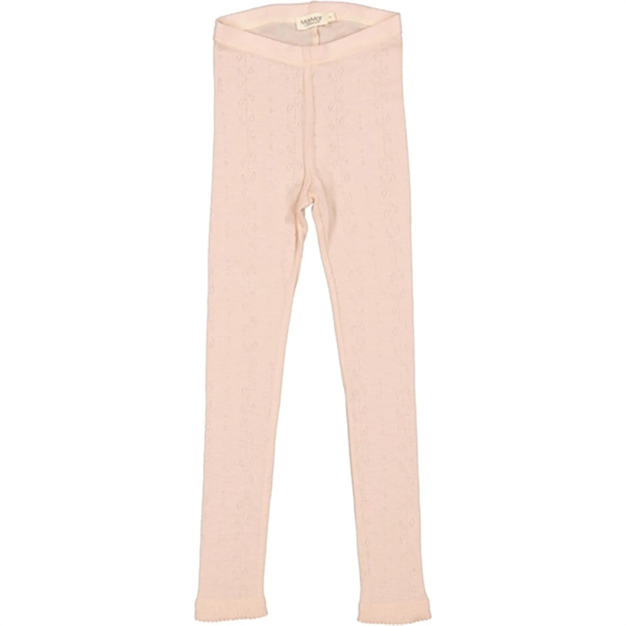 MarMar Wool Pointelle Sheer Rose Leg Leggings