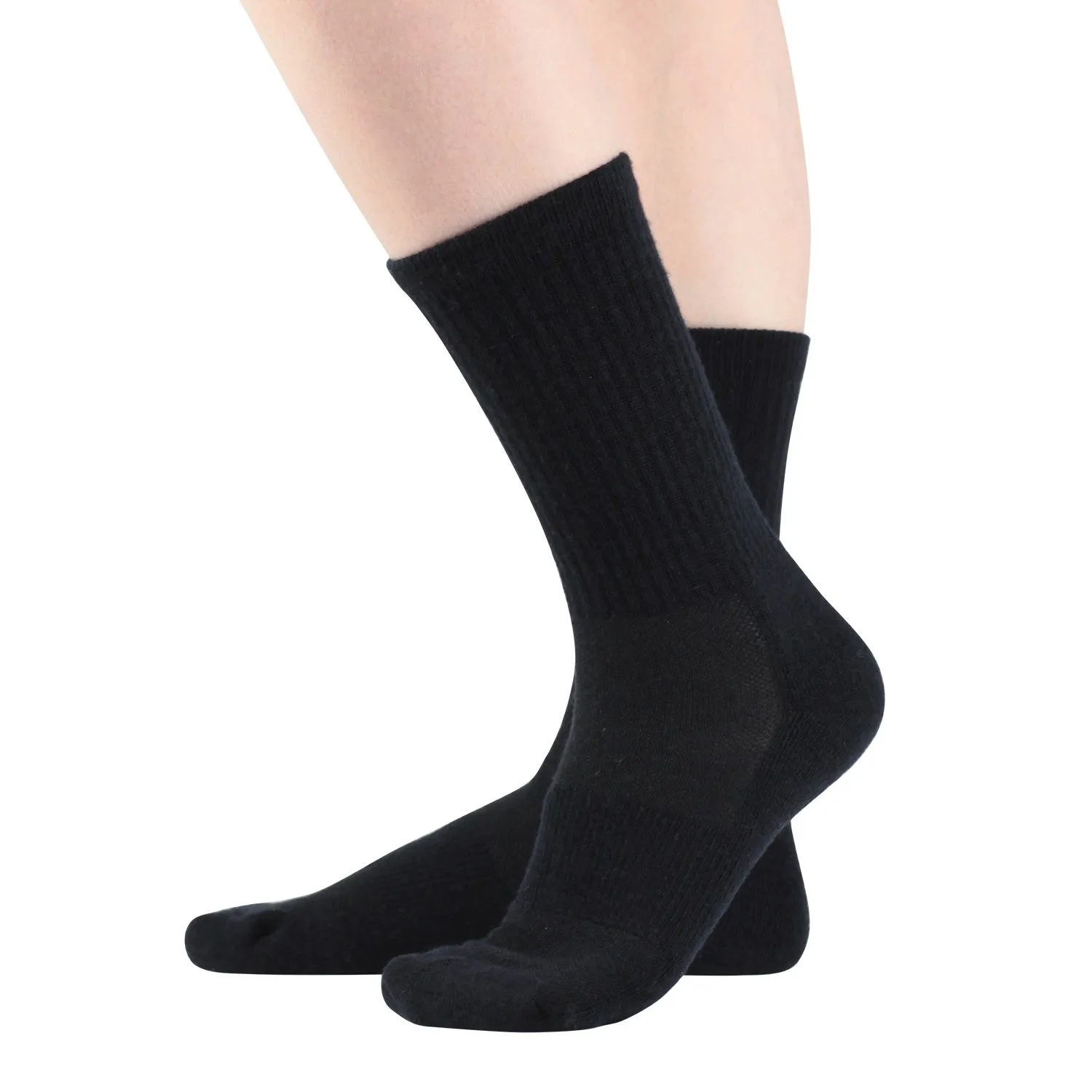 MD Merino Wool Thermal Winter Hiking Crew Socks Cushioned