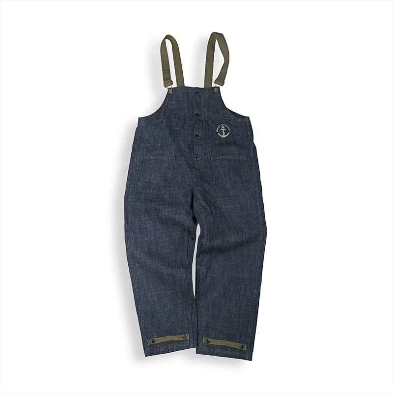 Men's Canvas Naval Dungaree In Blue