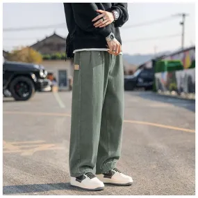 Men's Casual Straight Leg Cotton Pants