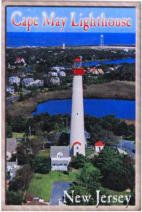 MGCM01 Magnet Thick Lucite Cape May Lighthouse