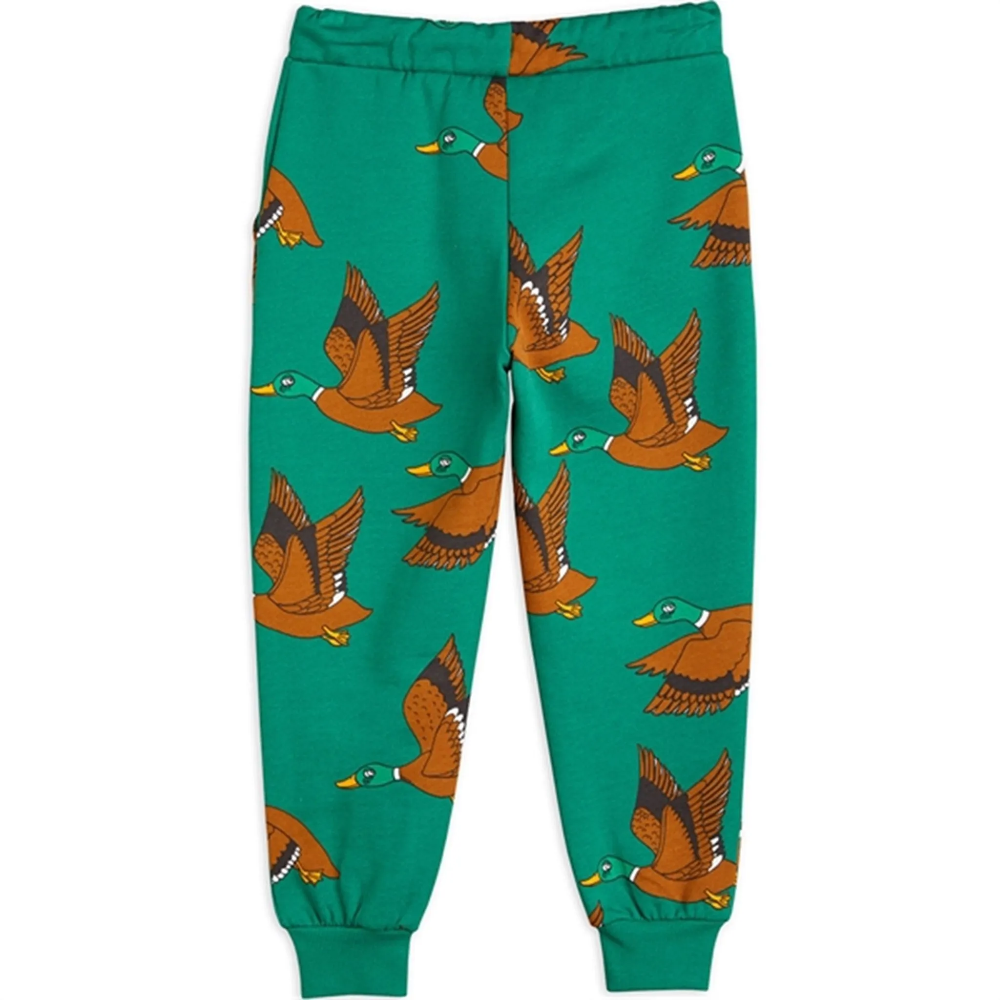 Mini Rodini Ducks Aop Sweatpants Green