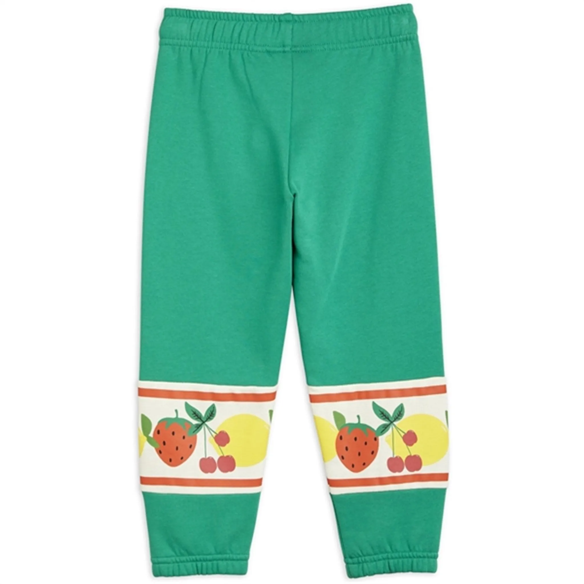 Mini Rodini Fruits Border Sweatpants Green