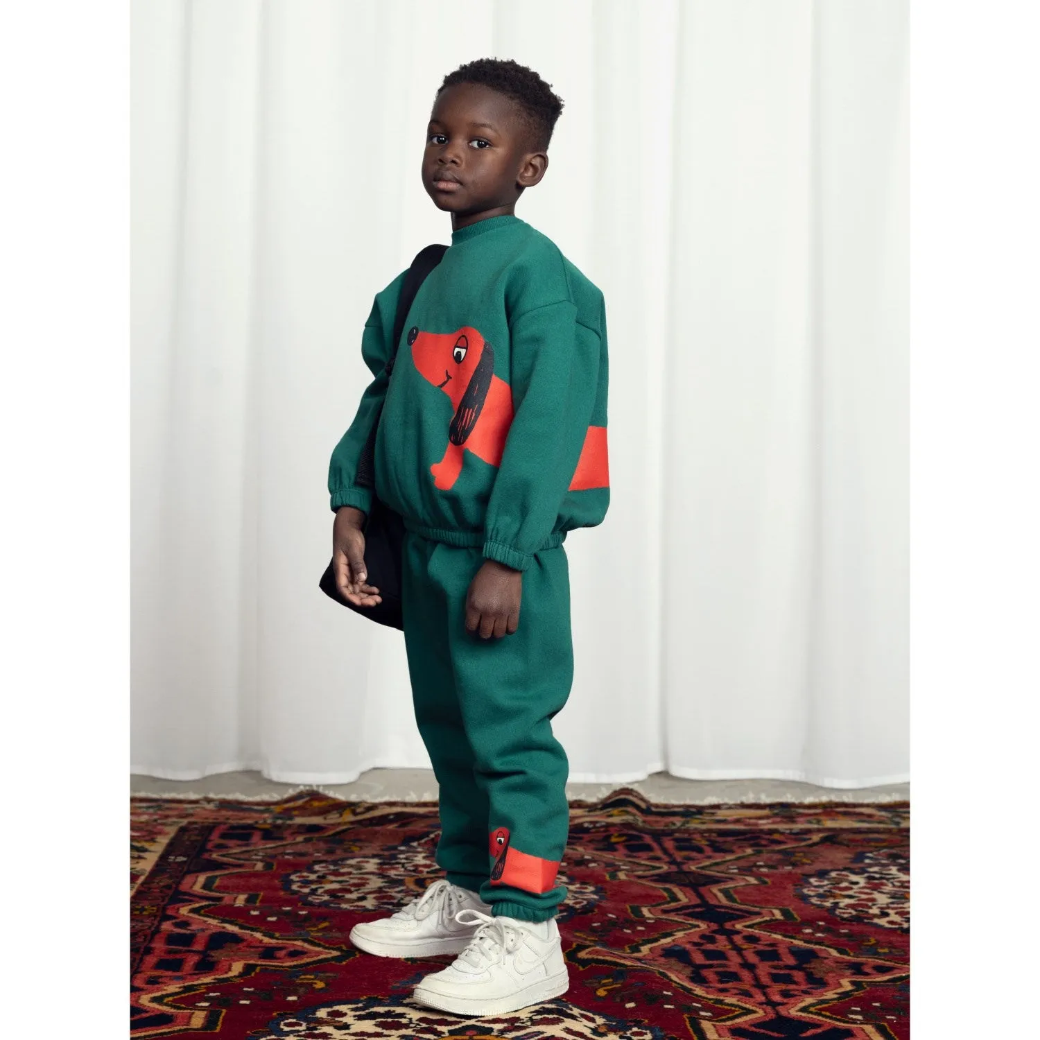 Mini Rodini Green Dog Sp Sweatpants