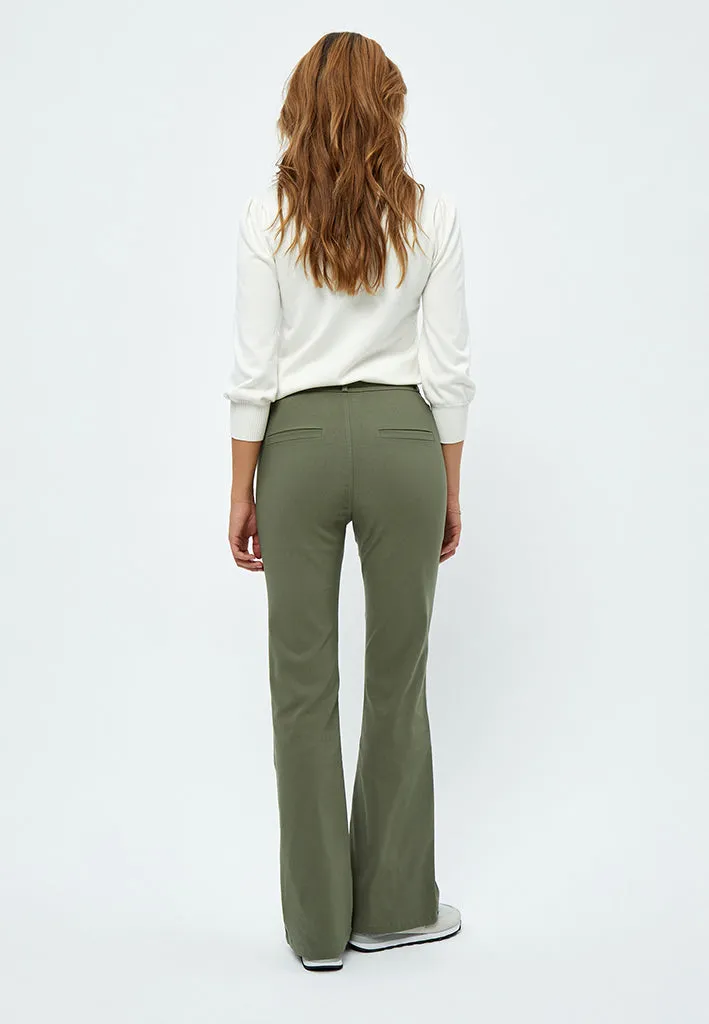 MSCarma MW Flared Pants - Green Field