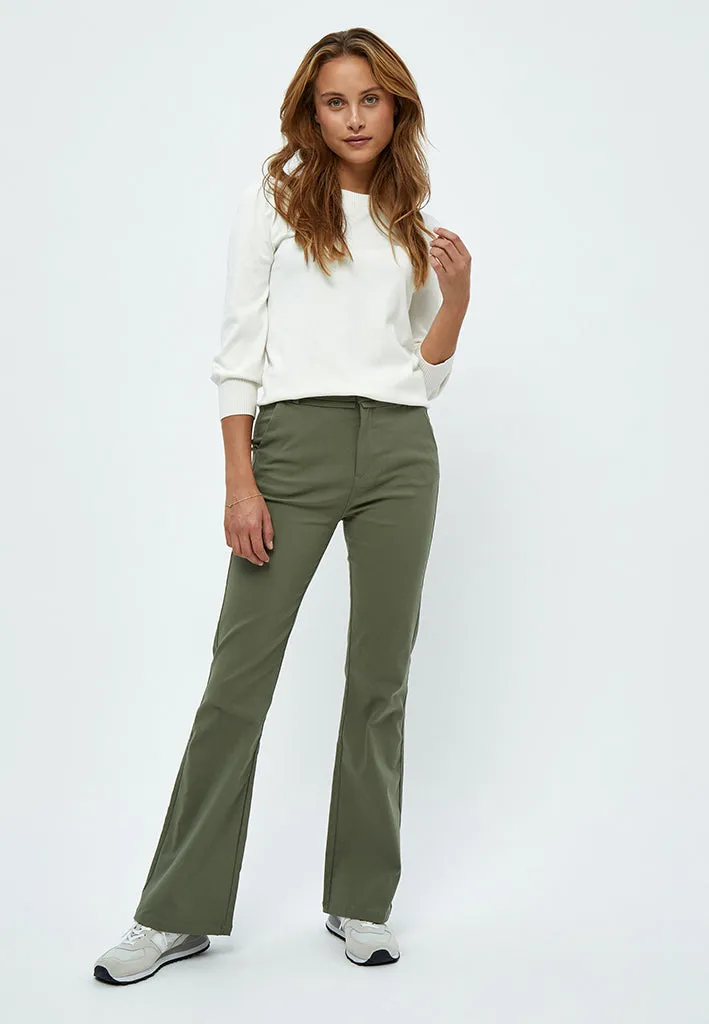 MSCarma MW Flared Pants - Green Field