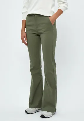 MSCarma MW Flared Pants - Green Field