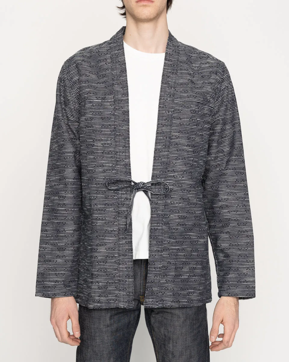 Naked & Famous Denim Kimono Shirt - Slub Sashiko Denim