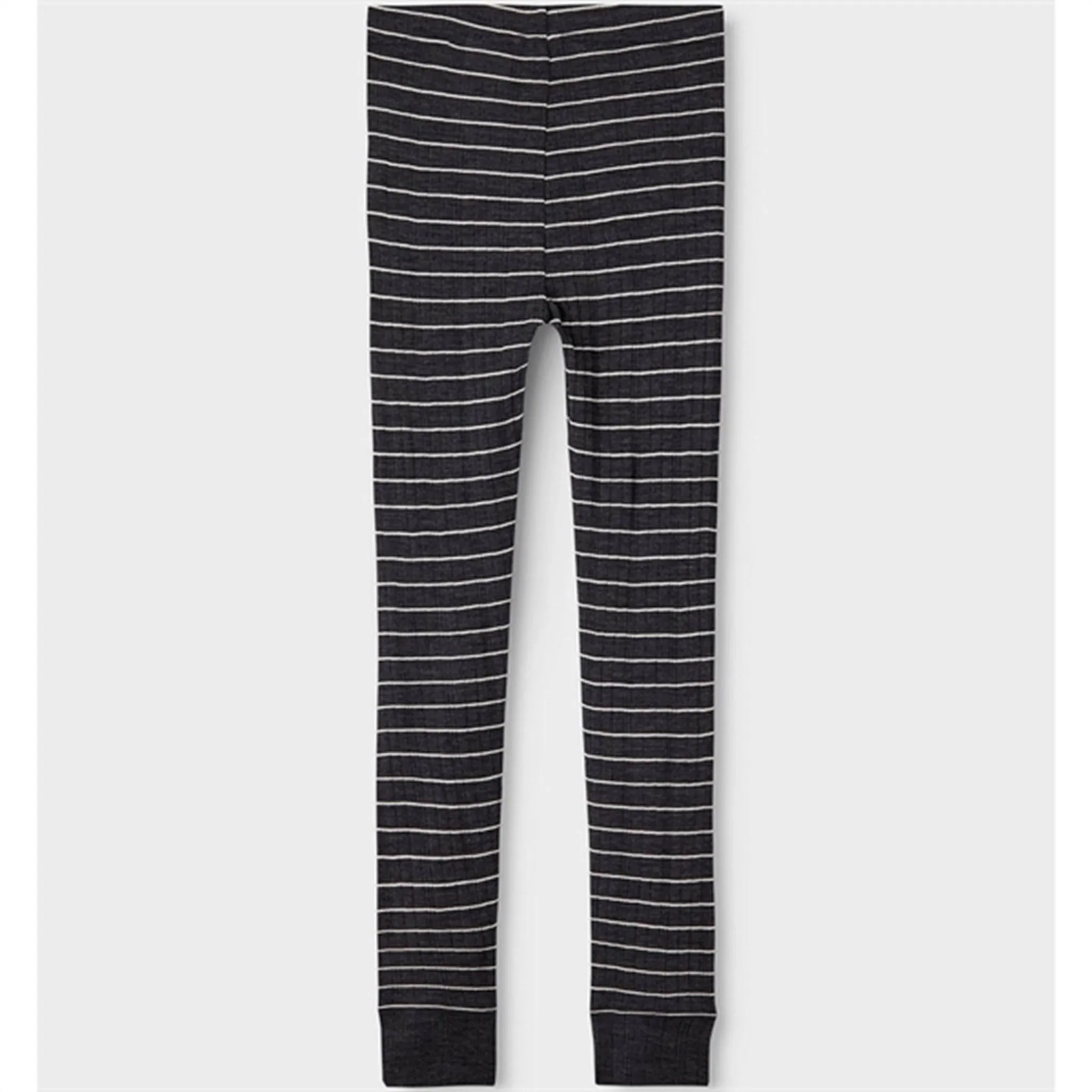 Name it Blue Graphite Stripes Wang Wool Needle Stripe Leggings