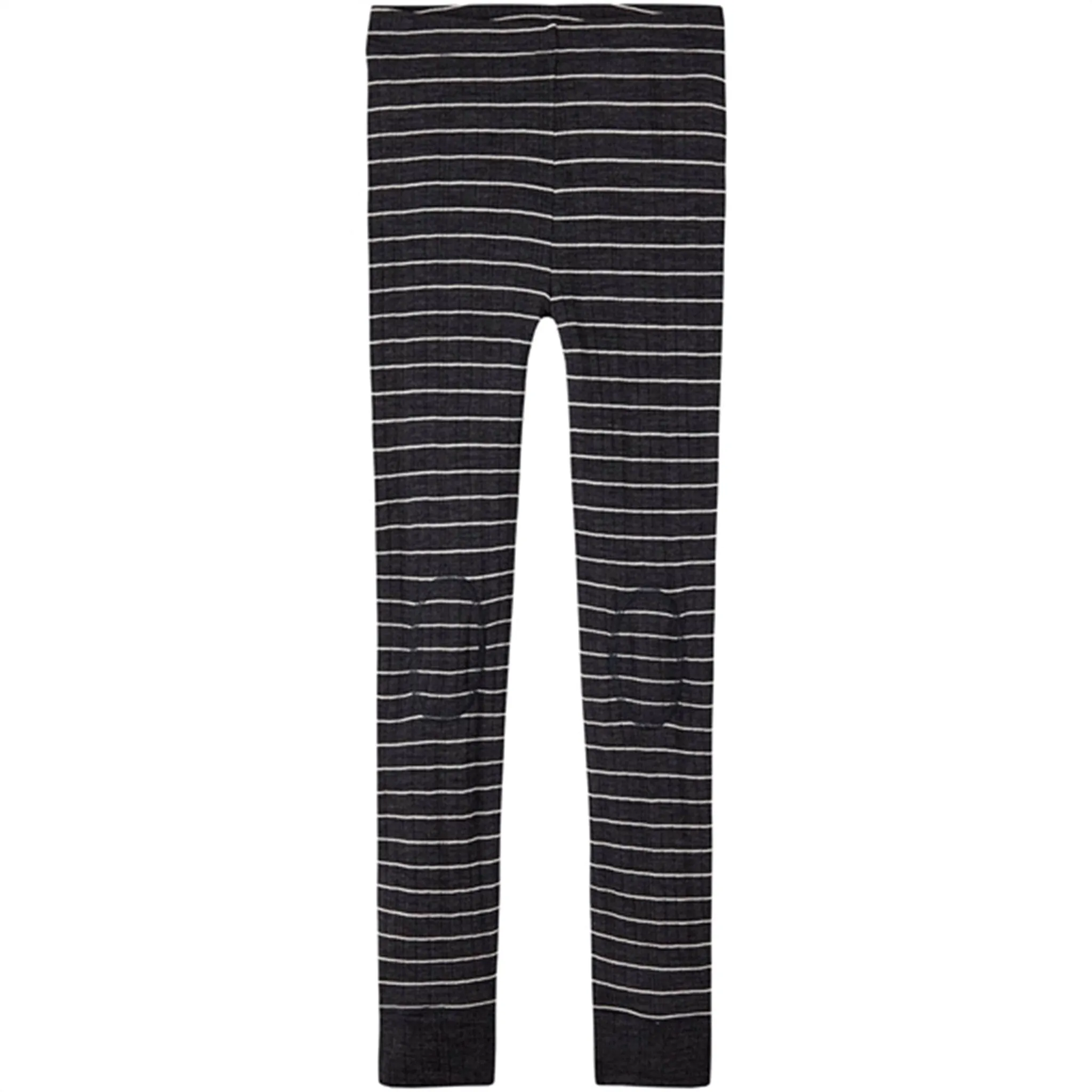 Name it Blue Graphite Stripes Wang Wool Needle Stripe Leggings