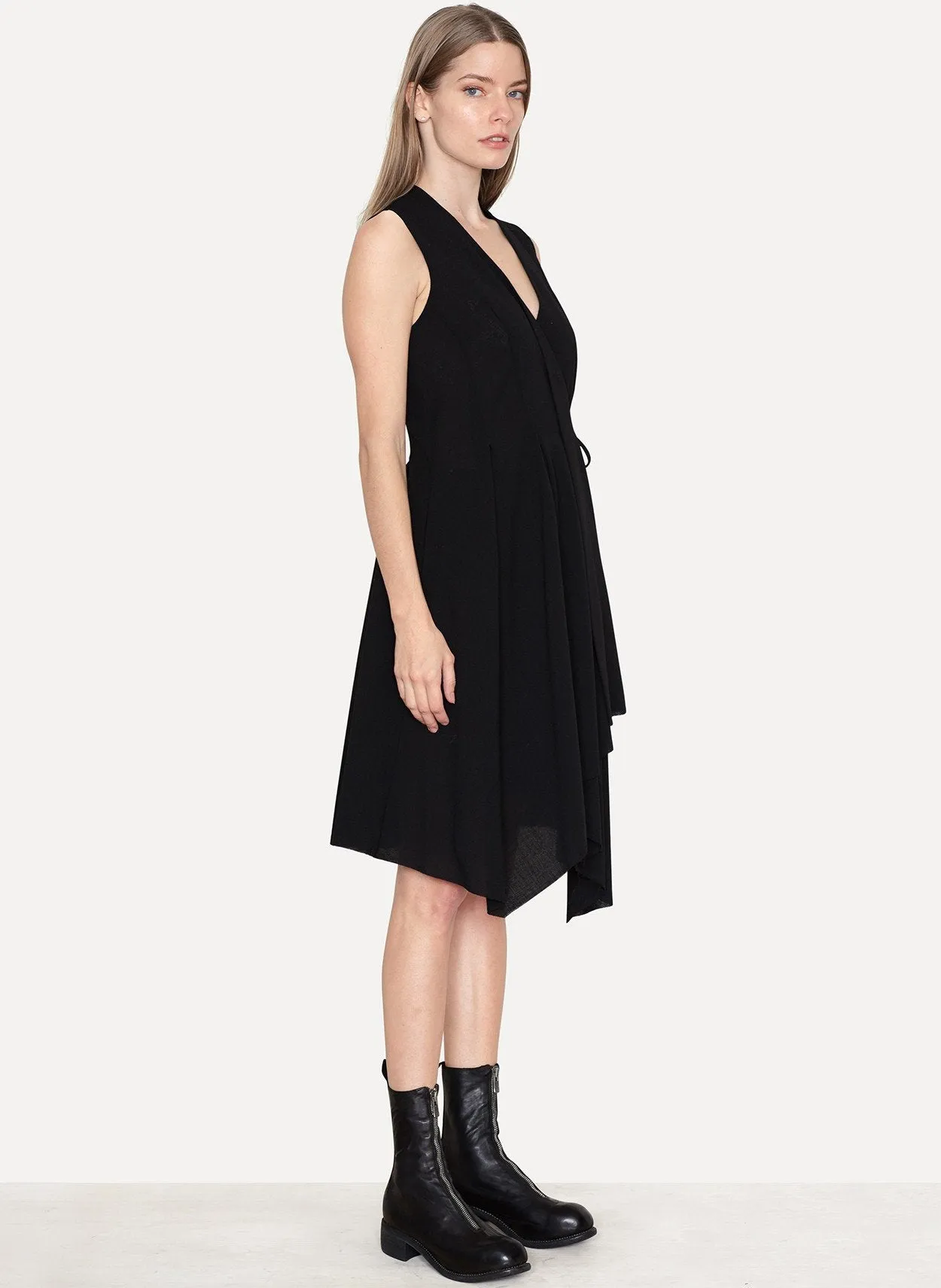 New Wool Jama Wrap Dress