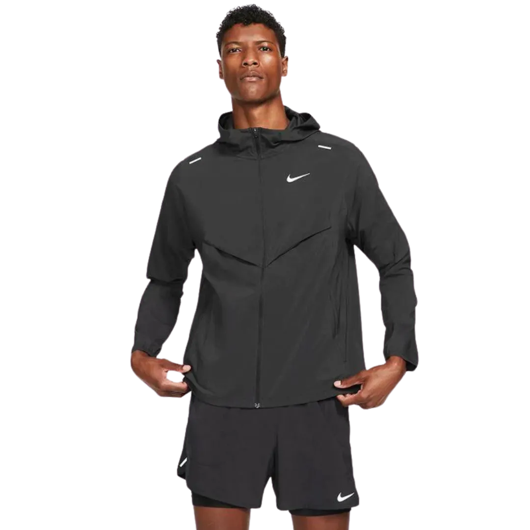 Nike Packable Repel Windbreaker Jacket - Black