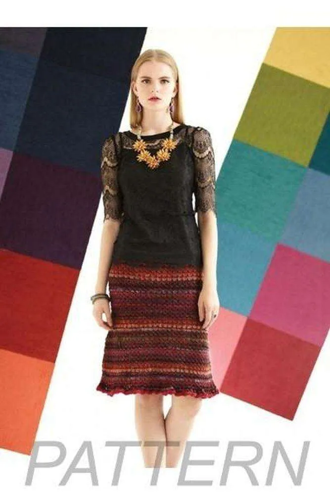 Noro 28 Quilted Skirt PATTERN ONLY